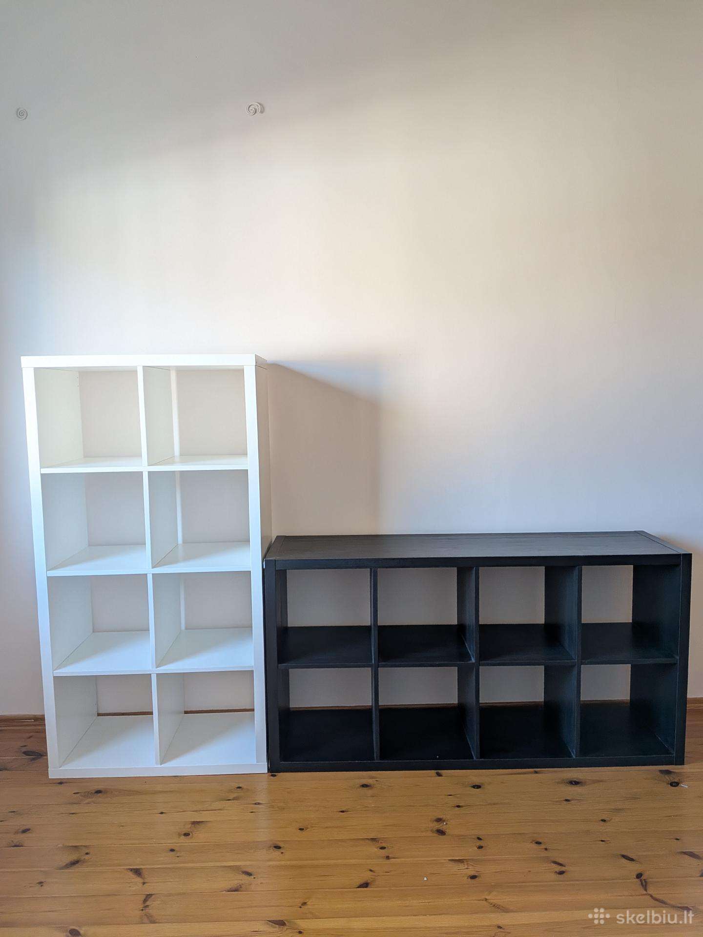 Dvi Ikea Kallax lentynos