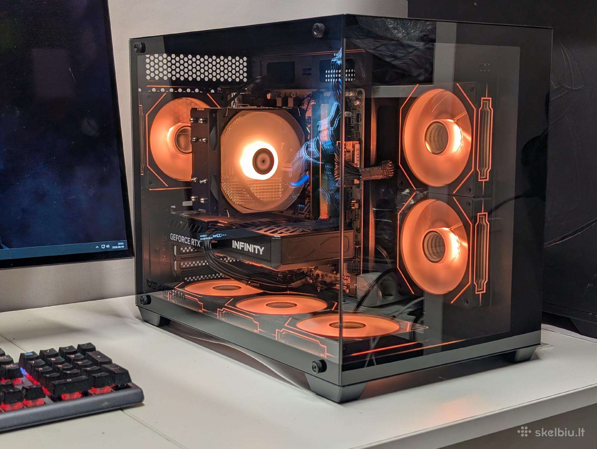 Žaidimų-mokslų Pc Ryzen 5 5500,16gb, rtx 2060s,1tb