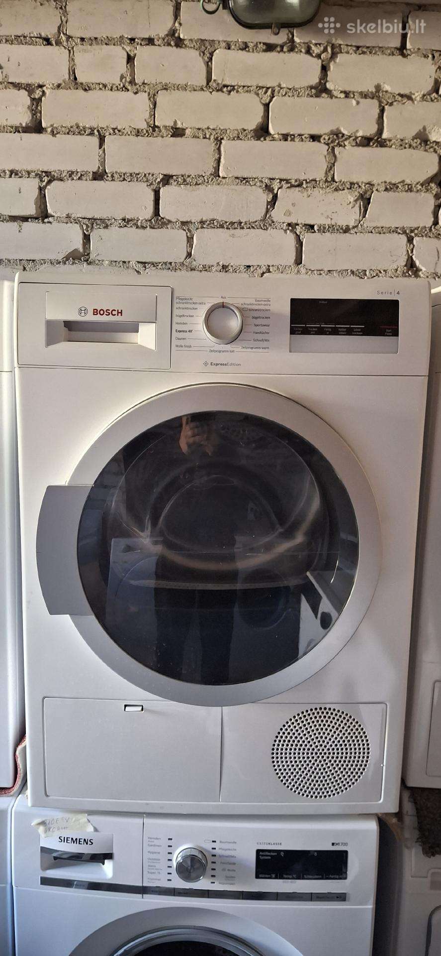 Džiovinimo mašina "Bosch" Wth852h0 A++