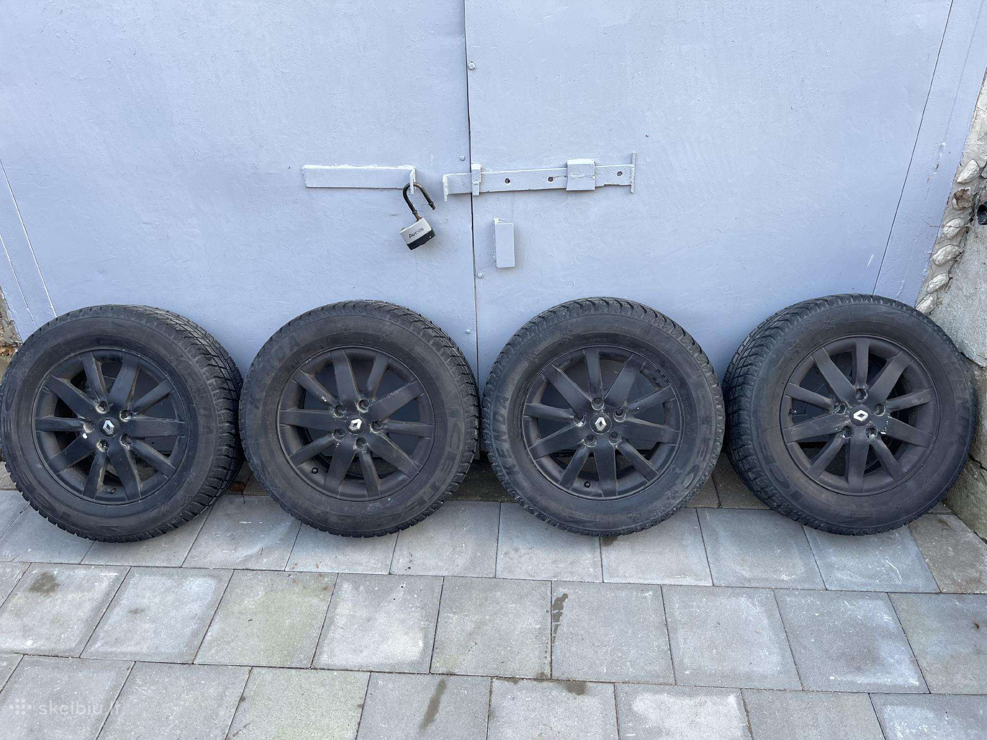 Nissan Renault Dacia ratai su žieminėm padangom