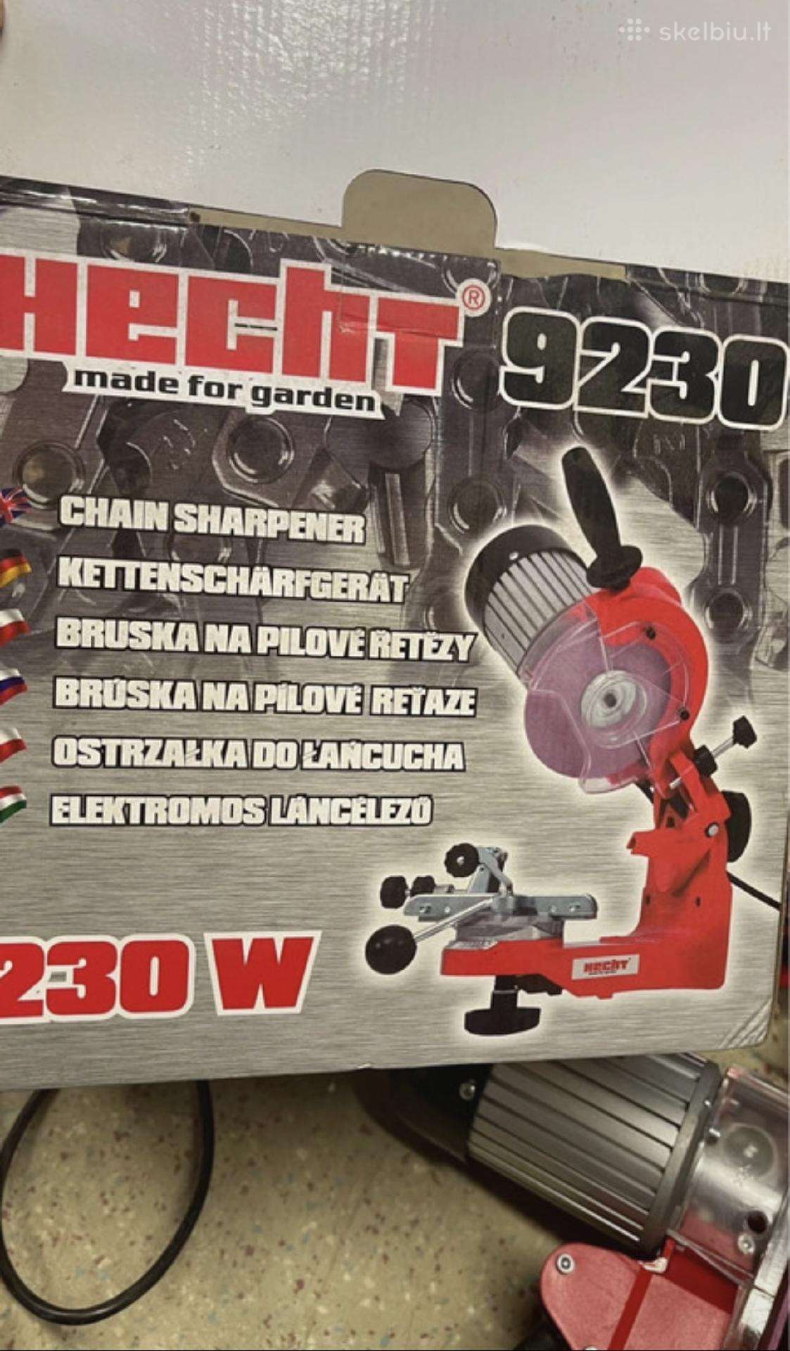 Naujas Hecht 9230 grandinių galąstuvas, 230 W