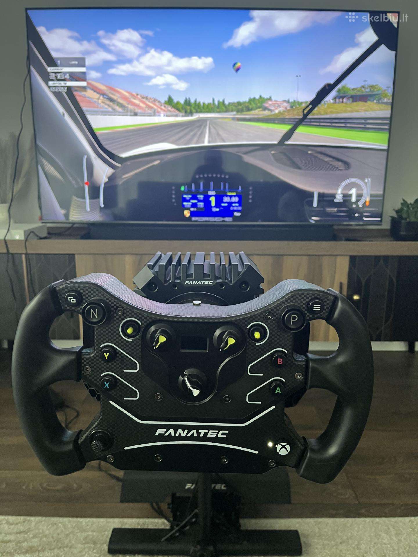 Pilnas Fanatec + Playseat simuliatorius