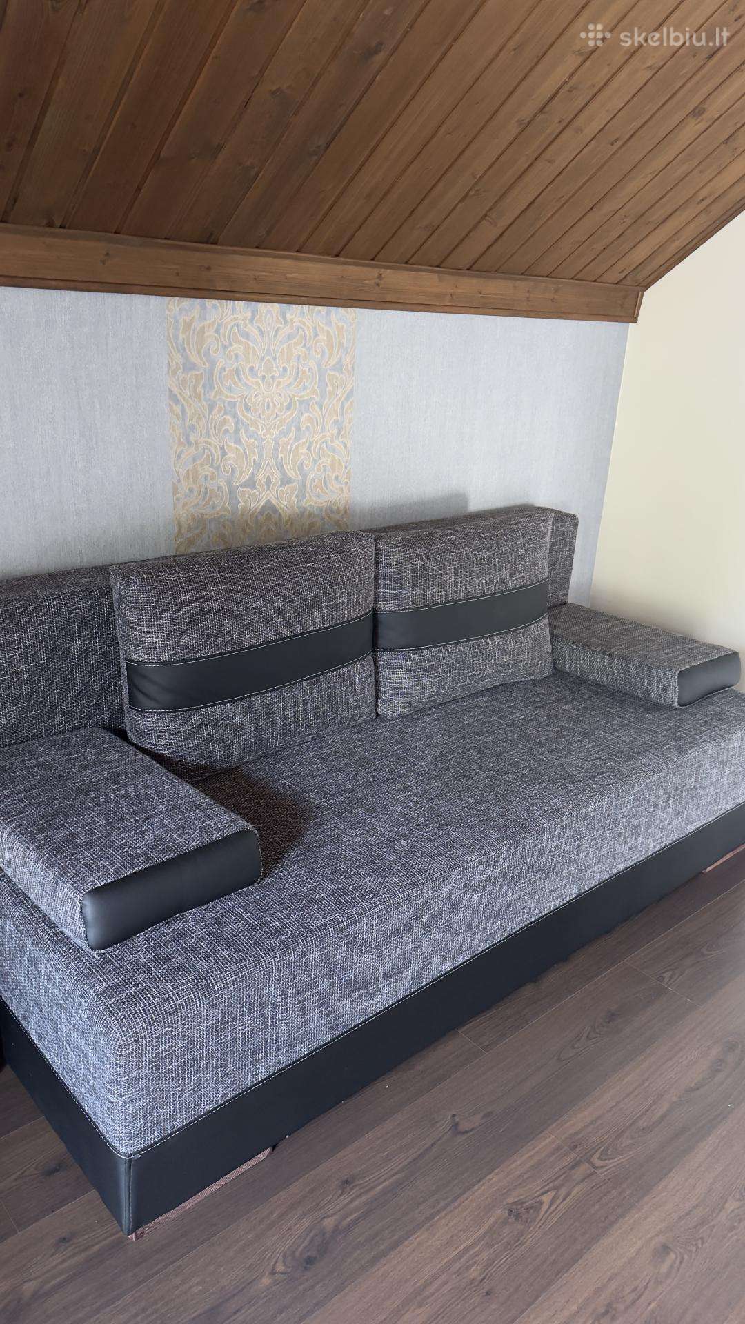 Sofa- lova 140 plocio 200 ilgio su daiktadeze