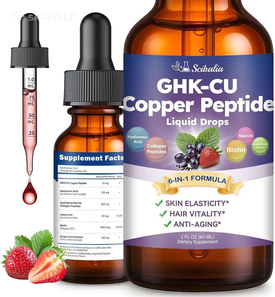 Peptidiniai Serumai Veidui Ghk-cu Vario Peptidai