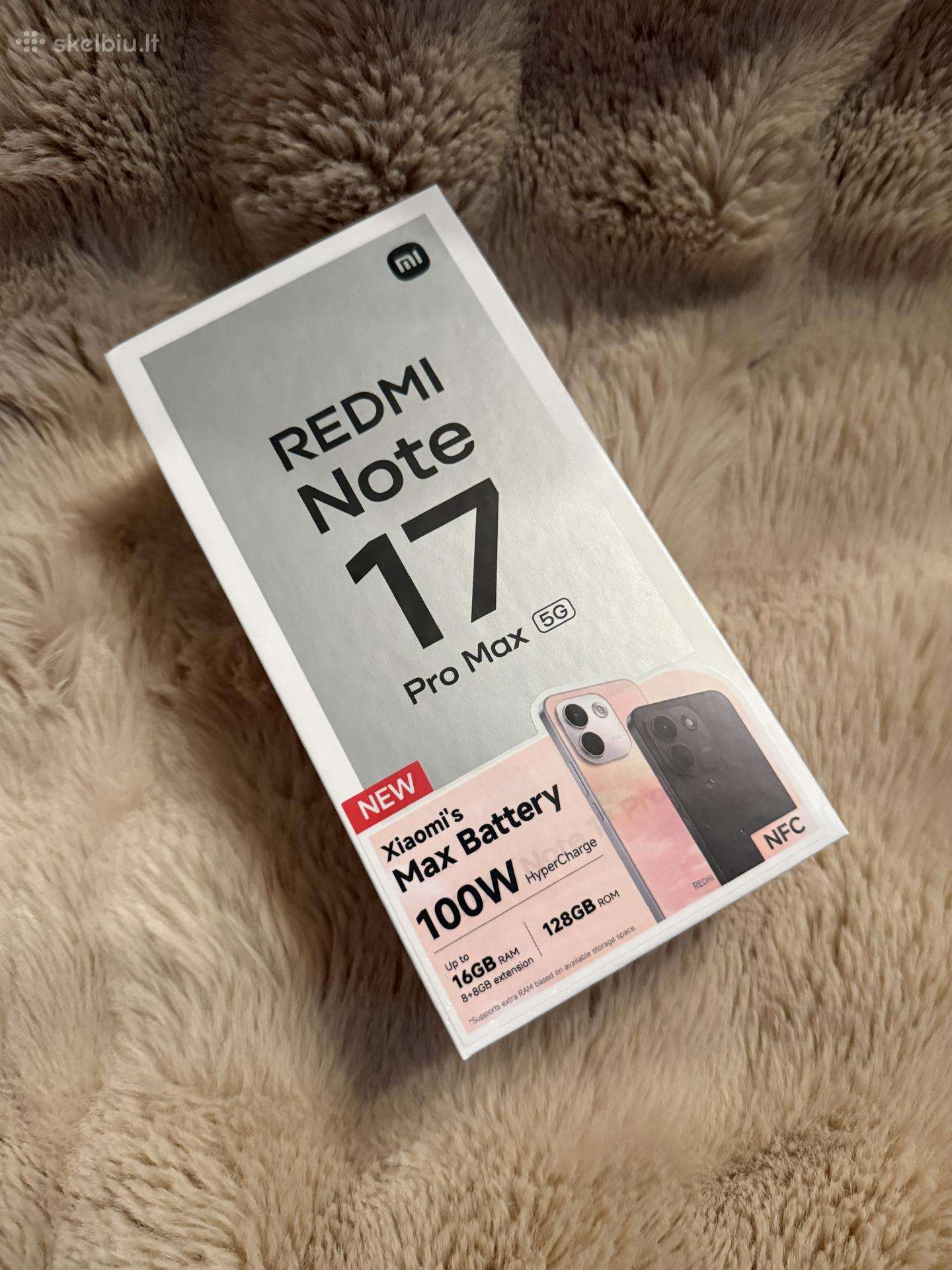 Xiaomi Redmi Note 17 Pro Max -Naujas, Neispakuotas