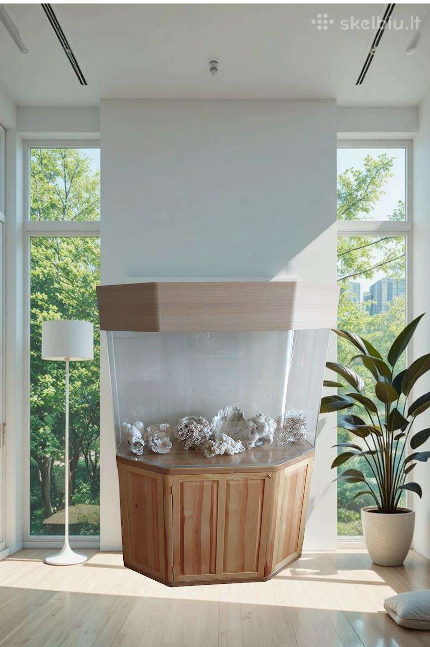 Akvariumas akrilinis 400 litrų, JAV, naujas