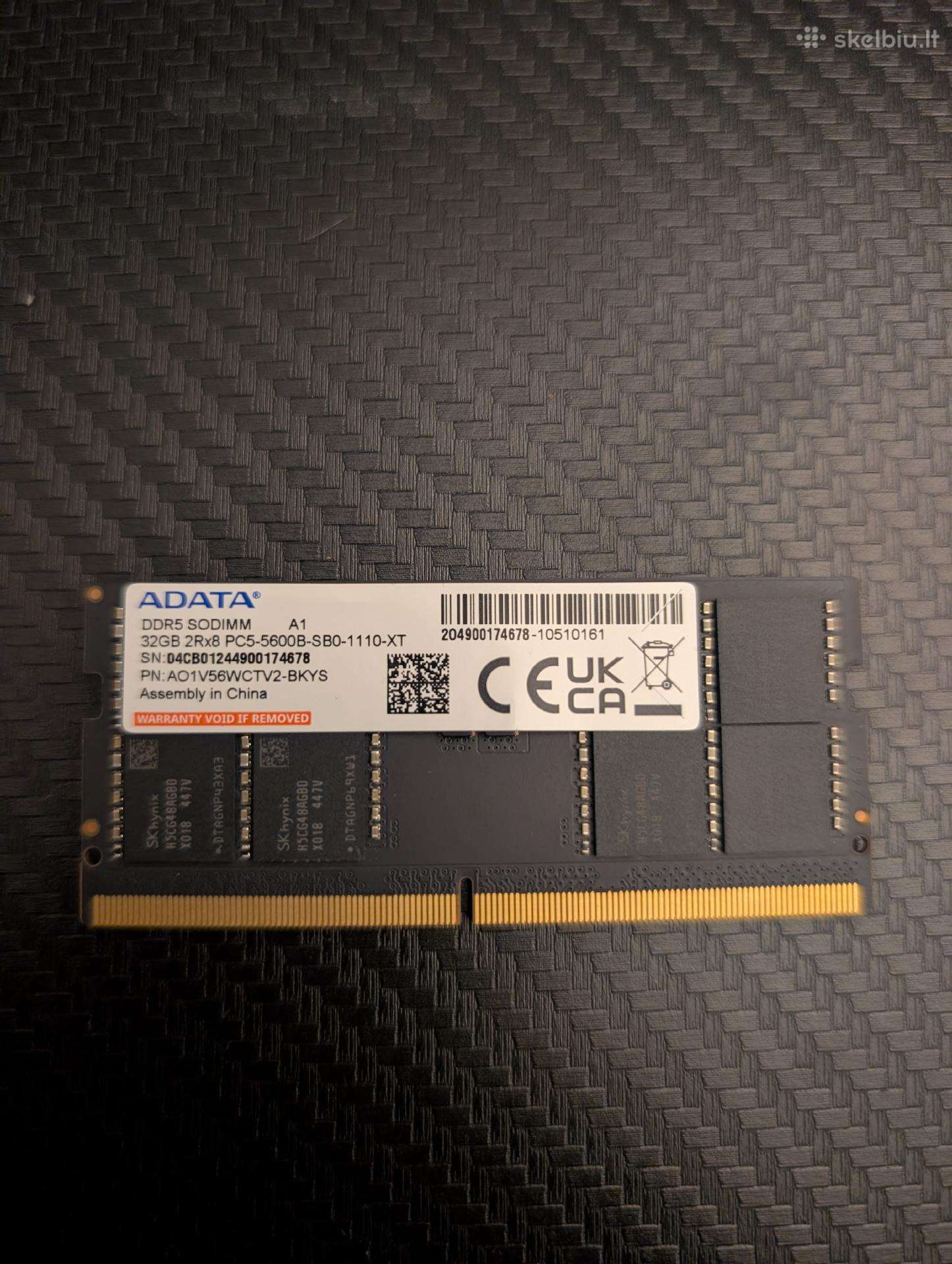 RAM 32 GB Adata So-dimm 5600