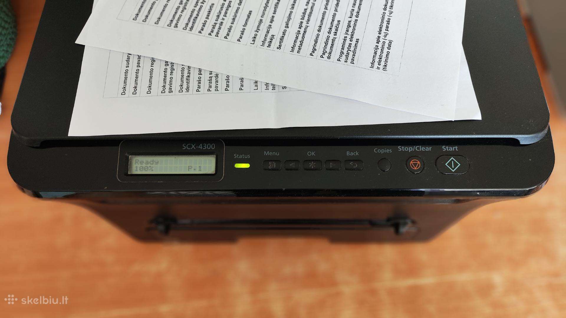 Spausdintuvas su kopijavimu Samsung Scx-4300