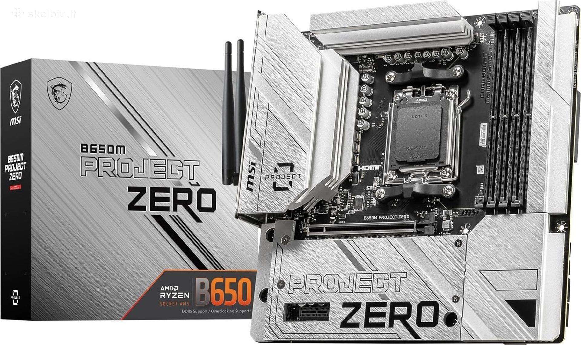 Pagrindinė plokštė Msi B650m Project Zero*