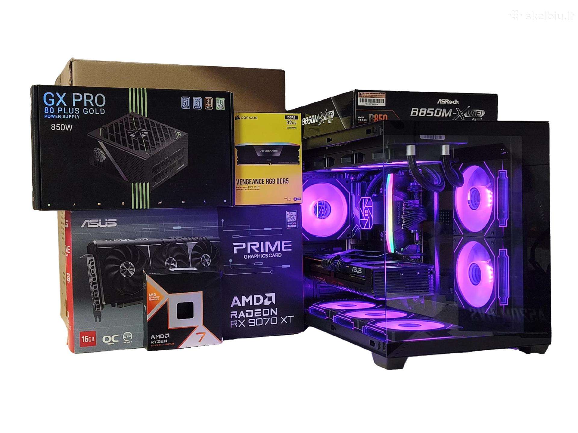 R7 7800x3d Rx 9070xt Ddr5 32gb Wi-fi Bt 850w Gold