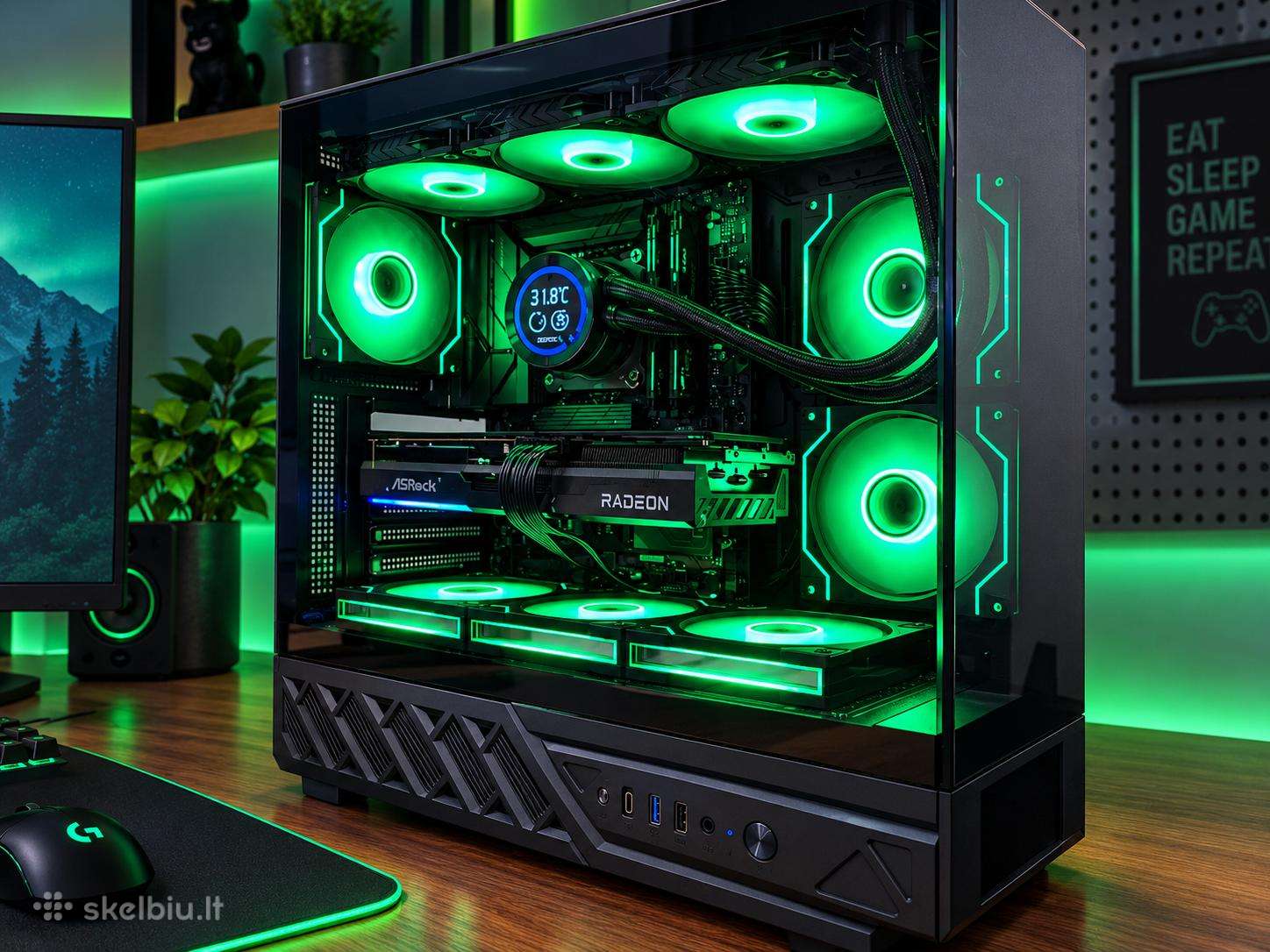 Žaidimų kompiuteris Ultra 7 265k Rx 9070 16gb