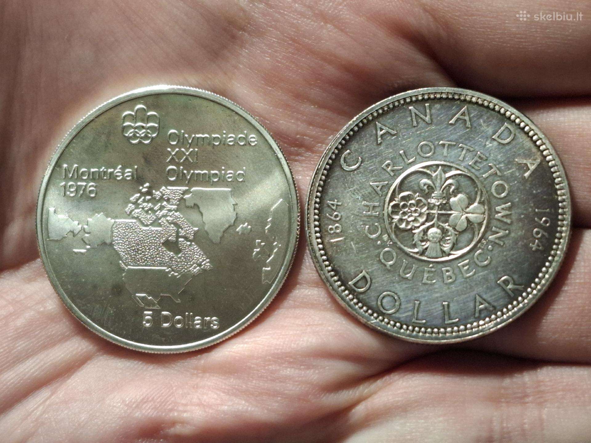 Kanados sidabrinės monetos