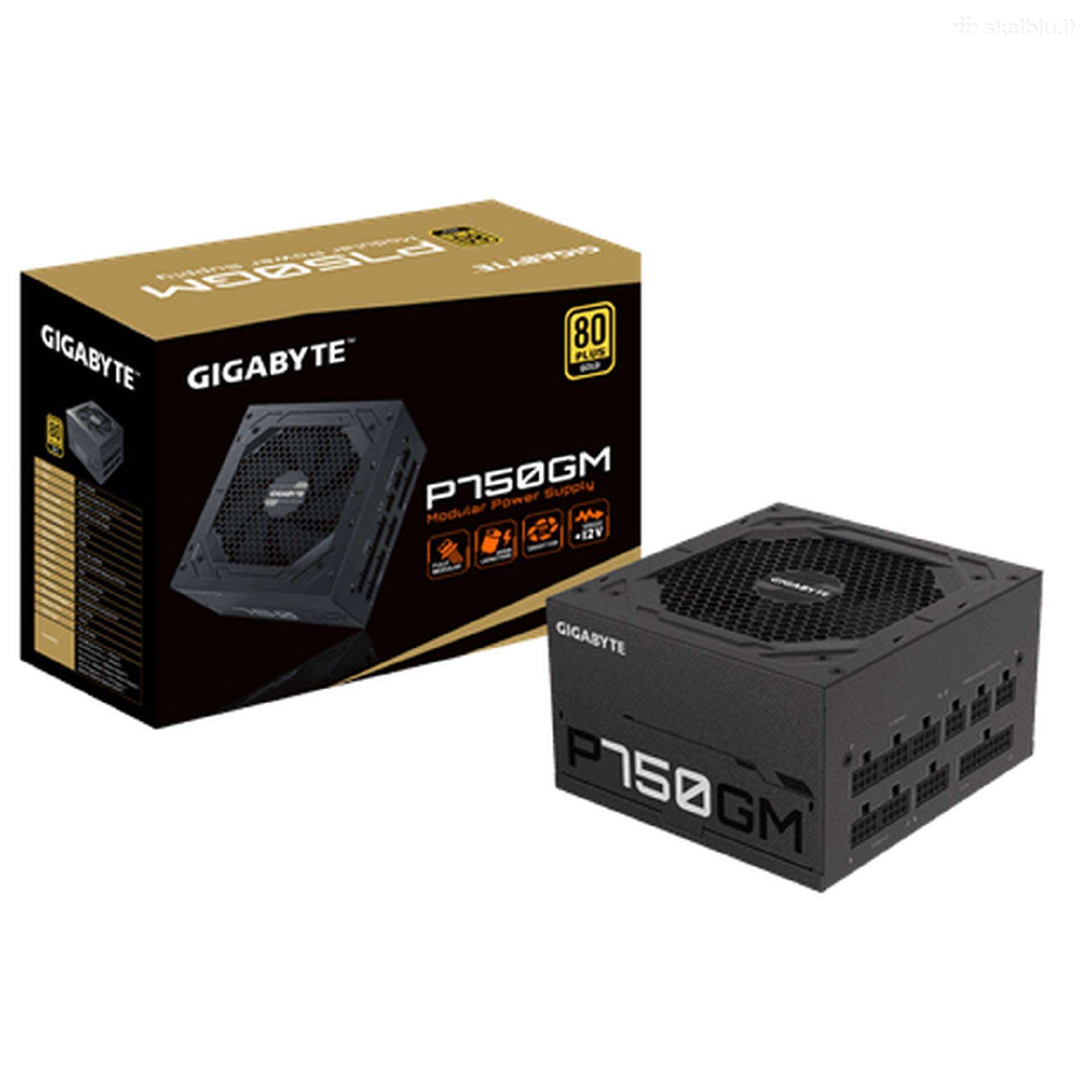 Maitinimo blokas Gigabyte Gp-p750gm 750 W, 12 cm*