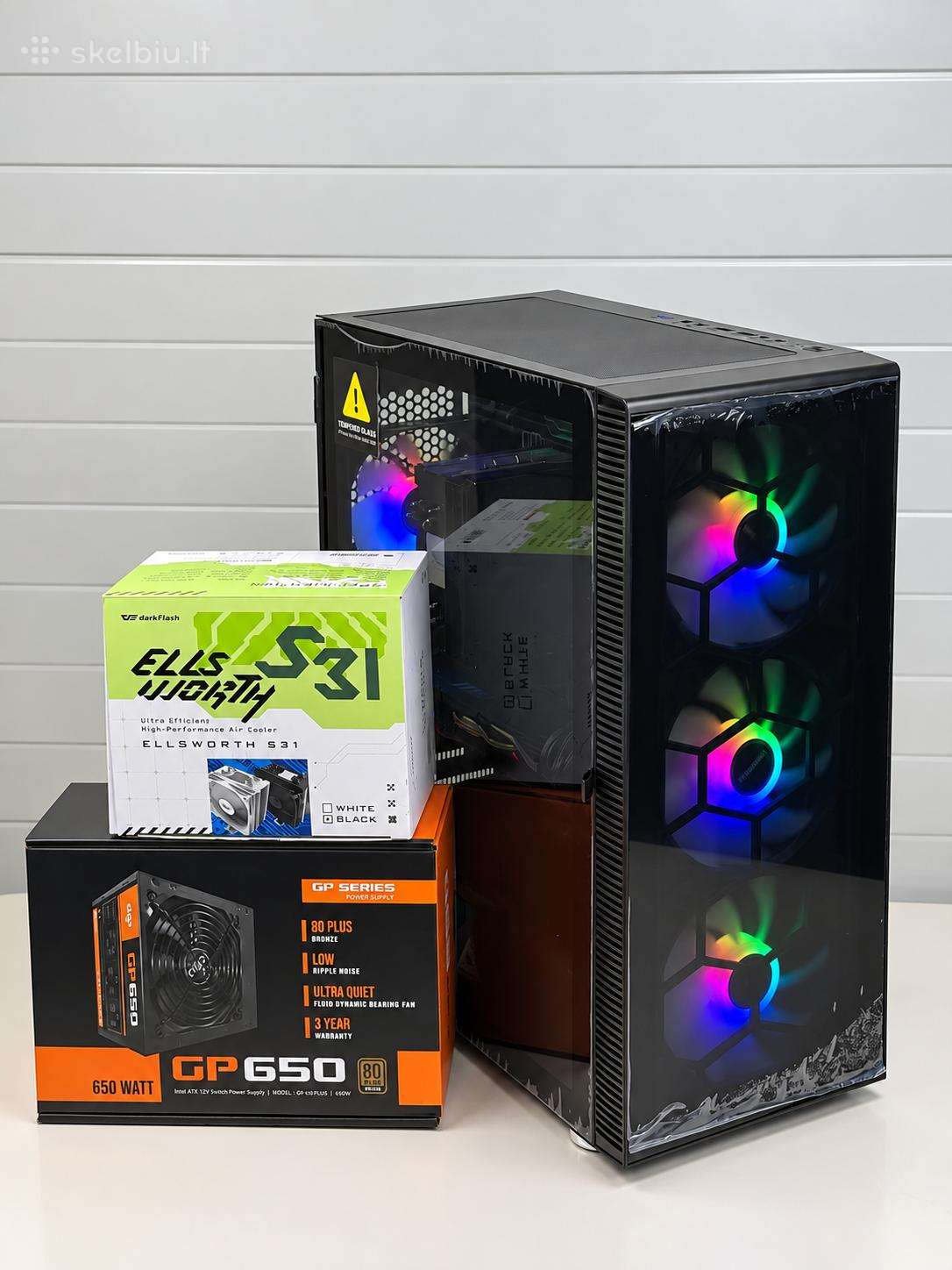 Stacionarus Žaidimų Kompiuteris Gtx 1080 I7 7700k