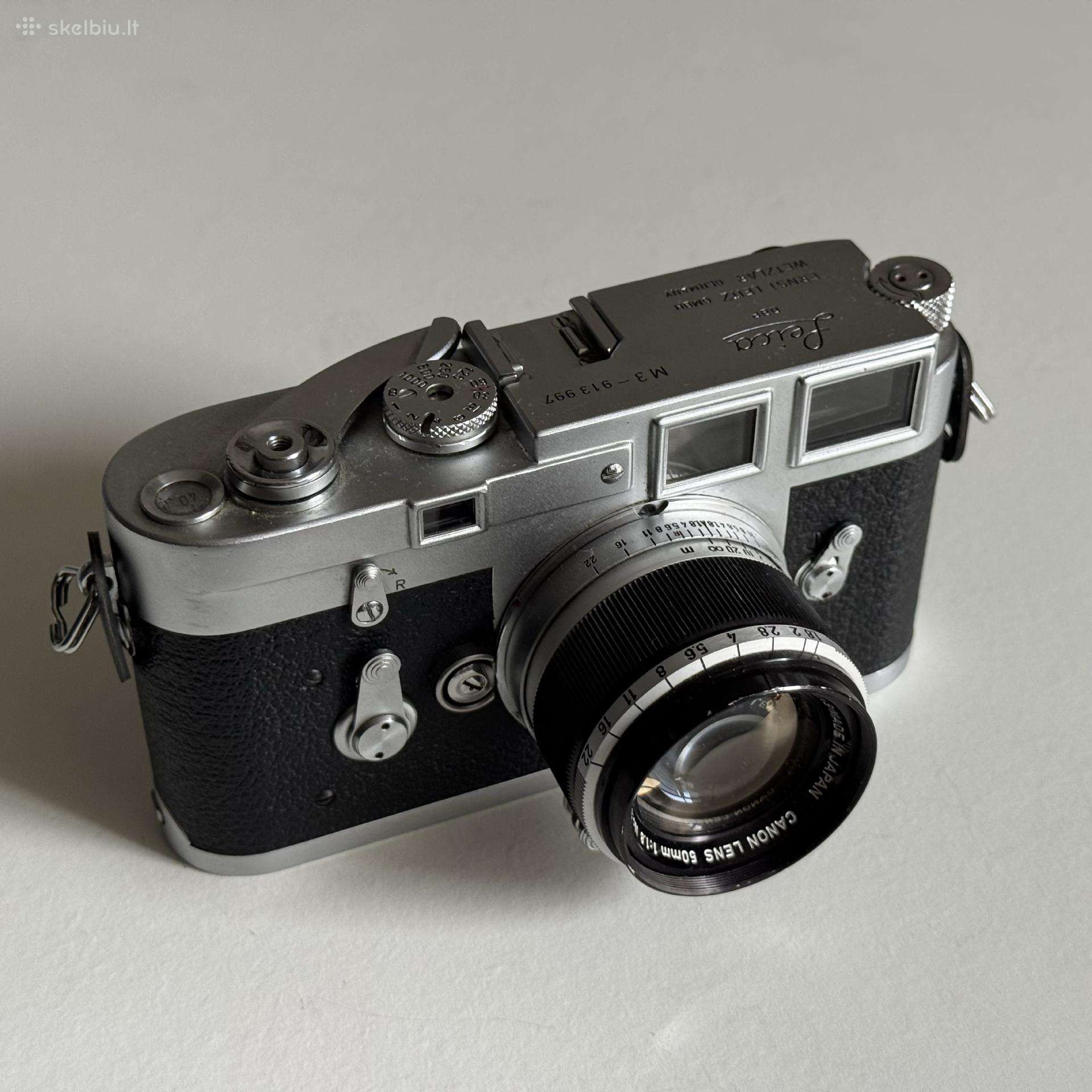 Leica M3 (1957) + Canon 50mm f/1.8 Ltm