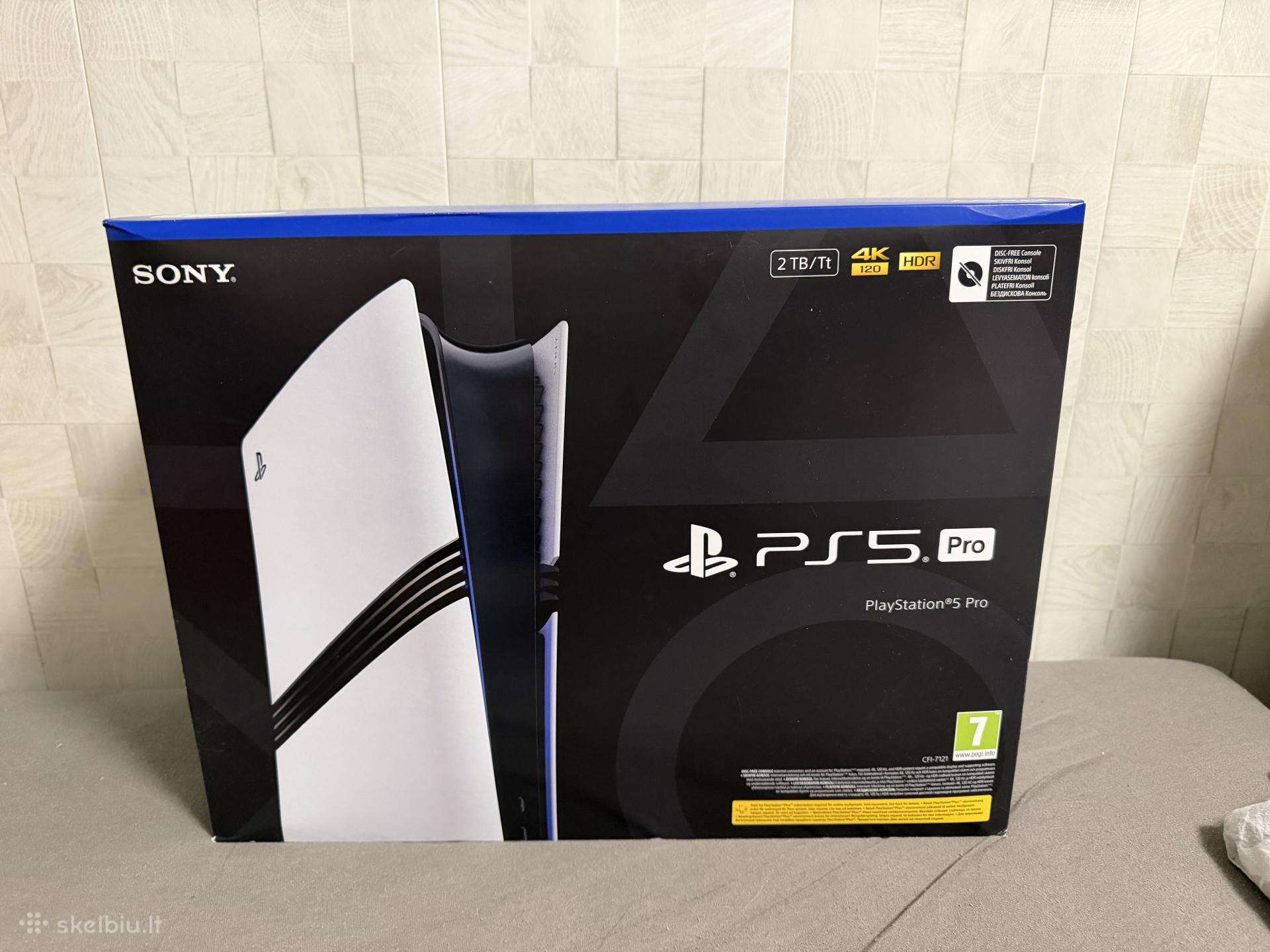 Naujas! Playstation 5 pro 2tb 24men. garantija.