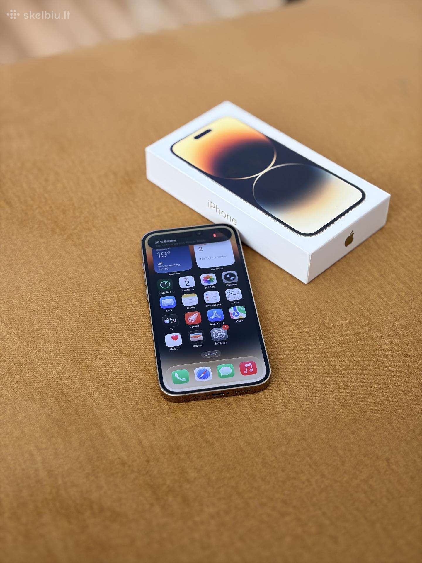 Idealus! Apple iPhone 14 Pro, 128gb Gold
