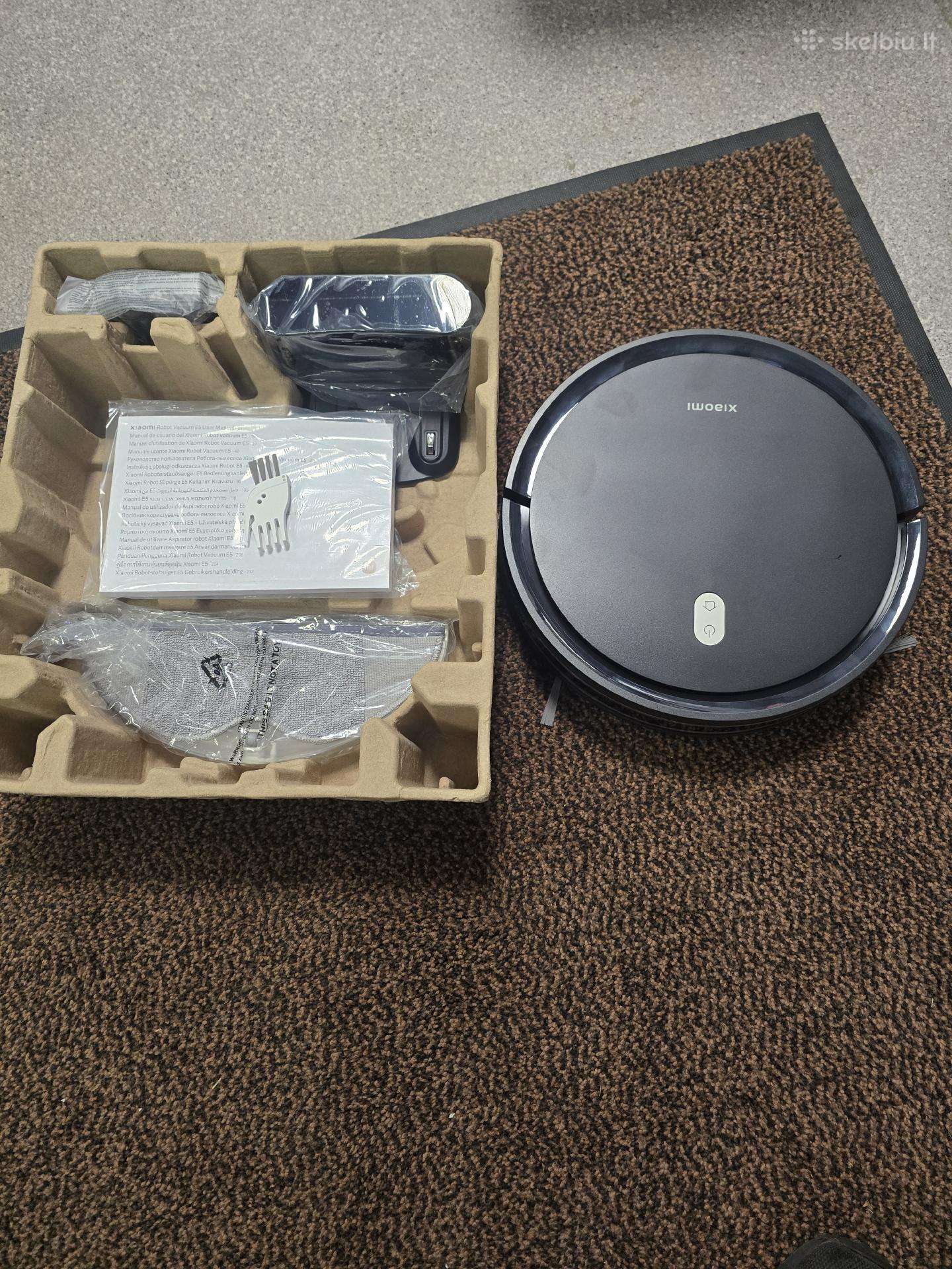 Xiaomi Robot Vacuum E5 robotas siurblys – naujas