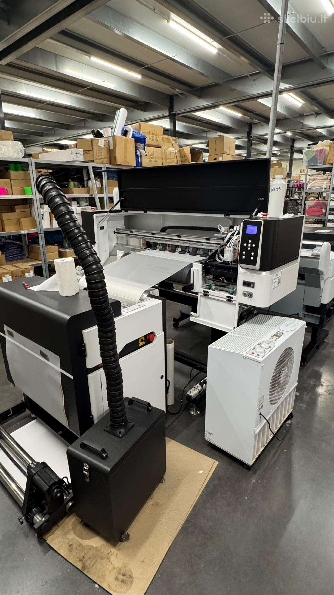 Dtf spausdintuvas 60 cm su Epson i3200 galvomis