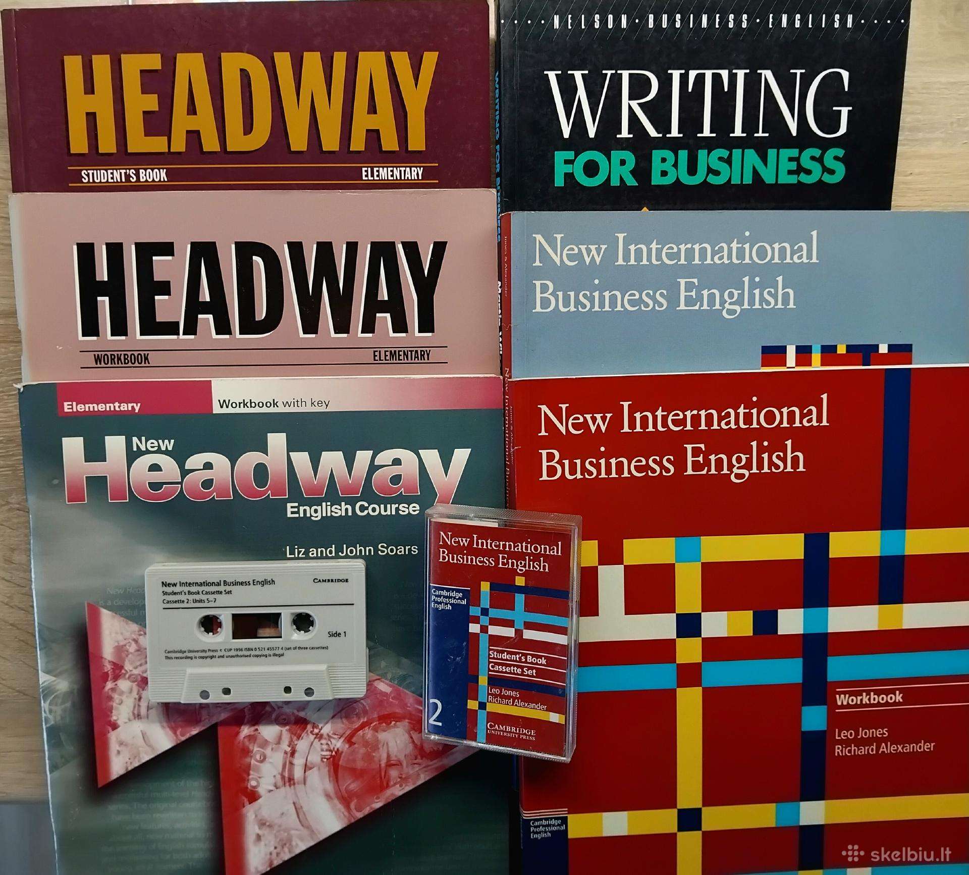 Anglų kalbos vadovėliai Headway + Business + audio
