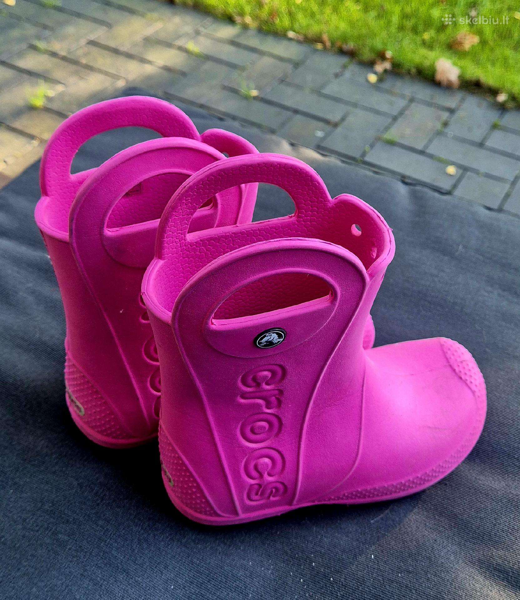 Lietaus batai mergaitiški Crocs