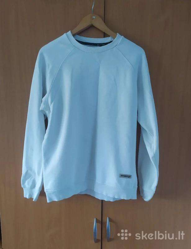 Bershka Baltas megztinis M dydis