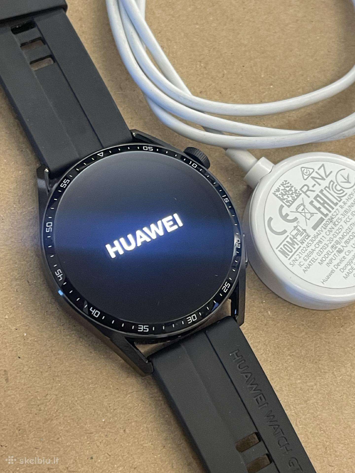 Išmanus Huawei Watch Gt3 46mm su garantija