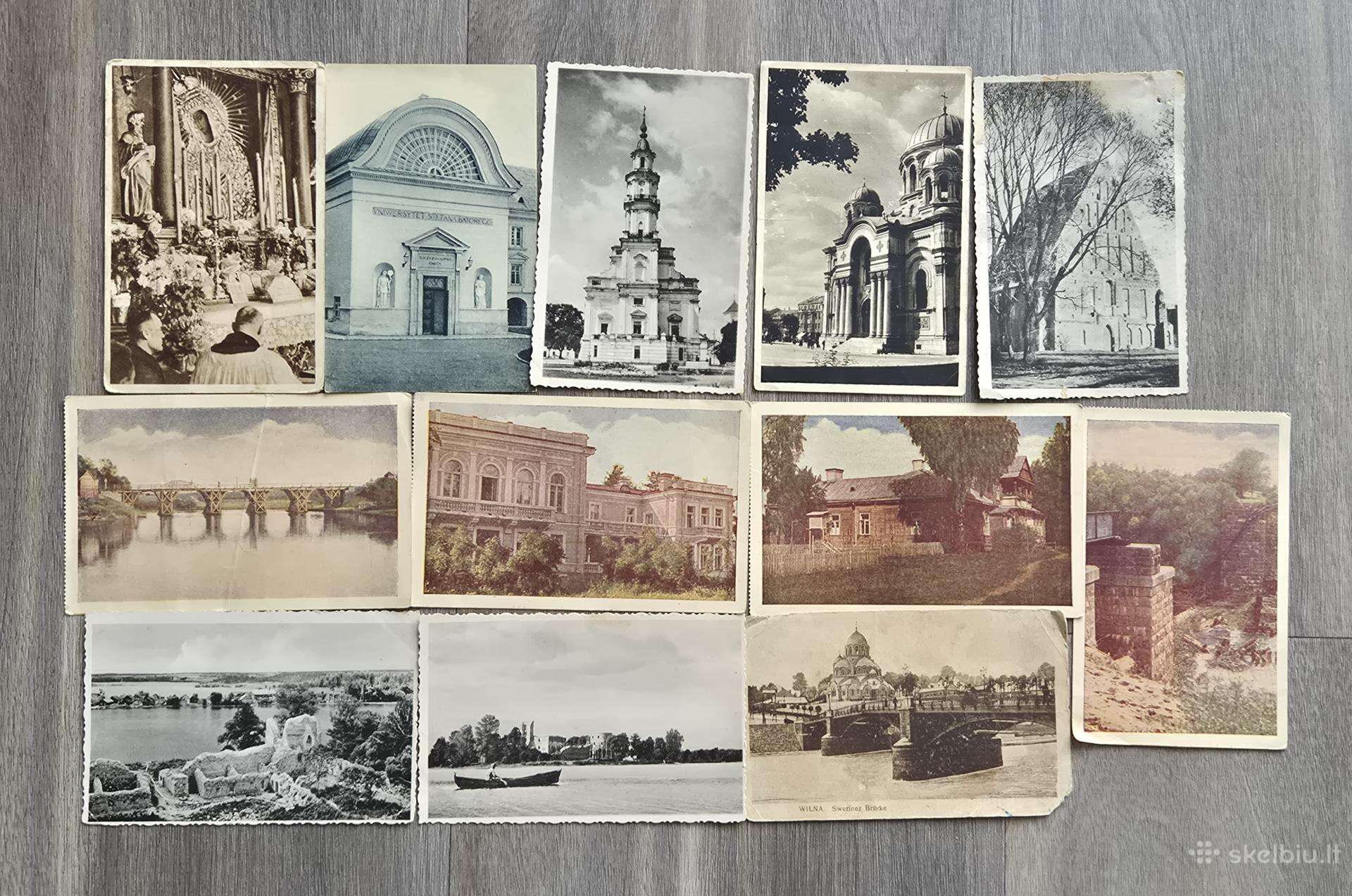 Atvirukai su Lietuvos vaizdais. Kaina 5 Eur.