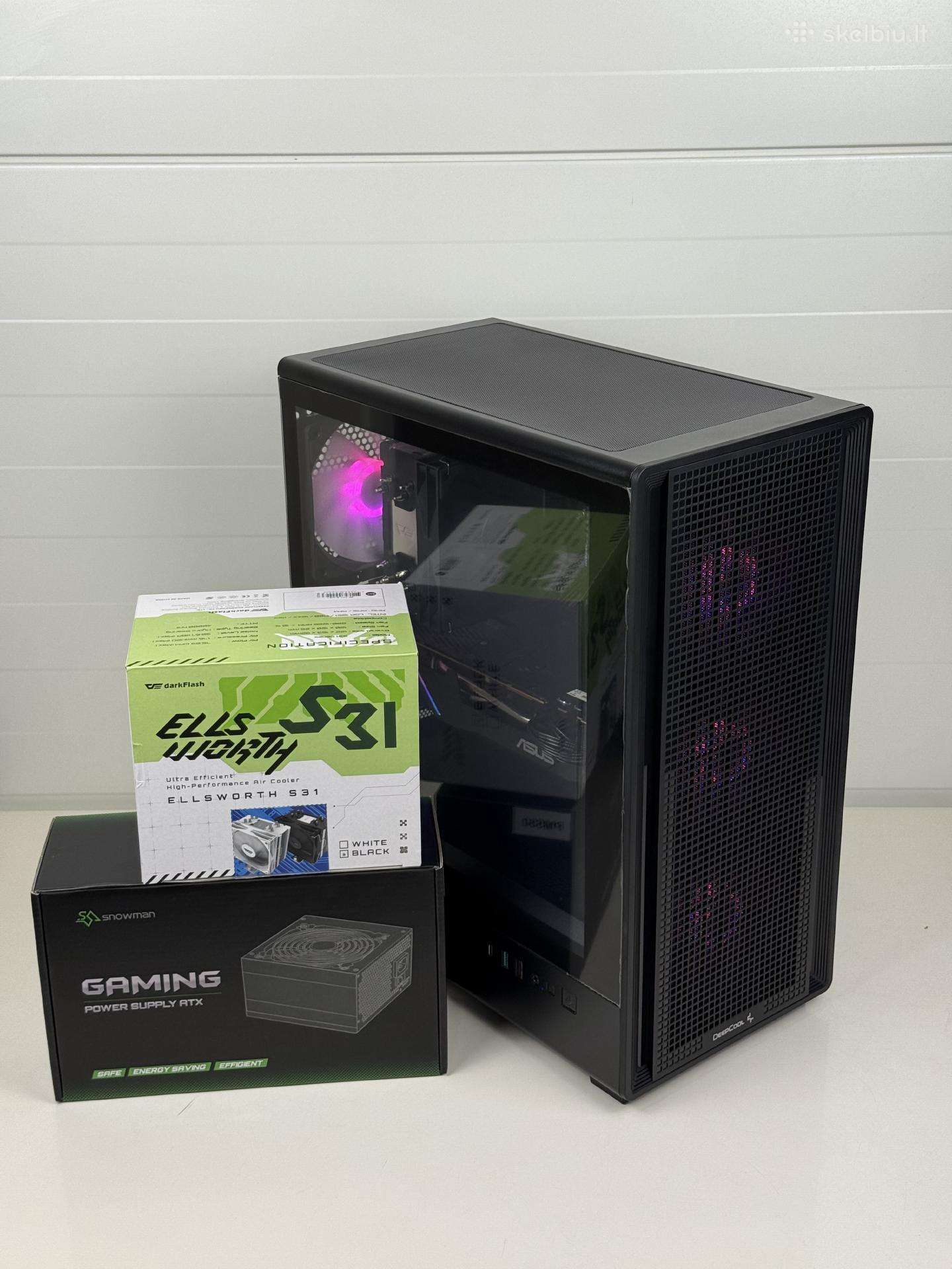 Stacionarus Žaidimų Kompiuteris I5 10600kf Rx 5700
