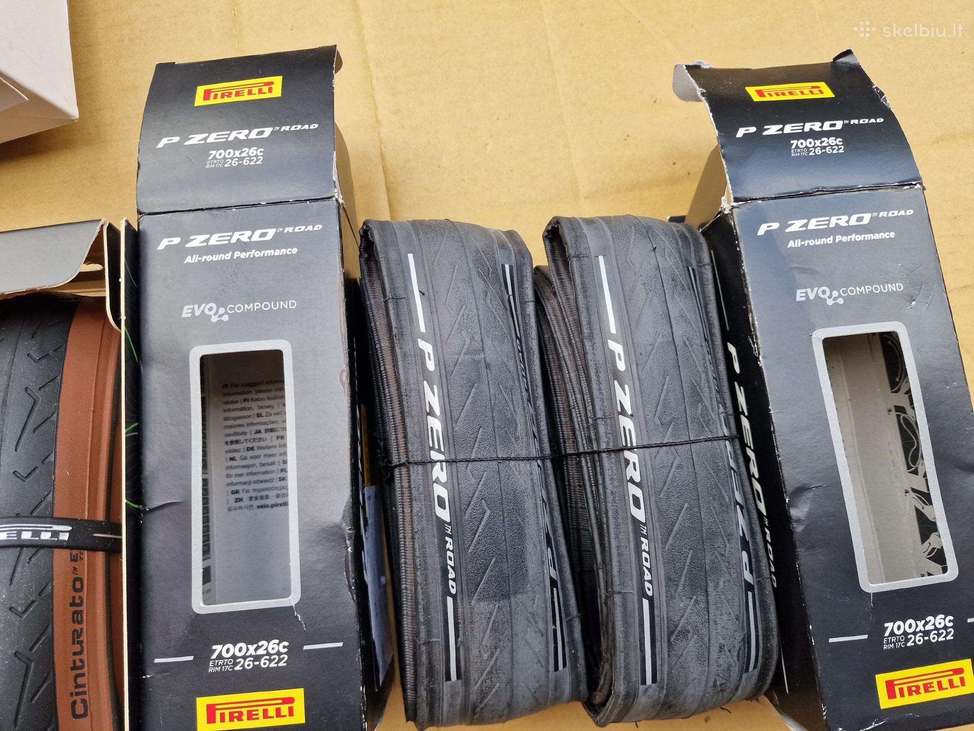 Pirelli p zero, bontrager naujos padangos