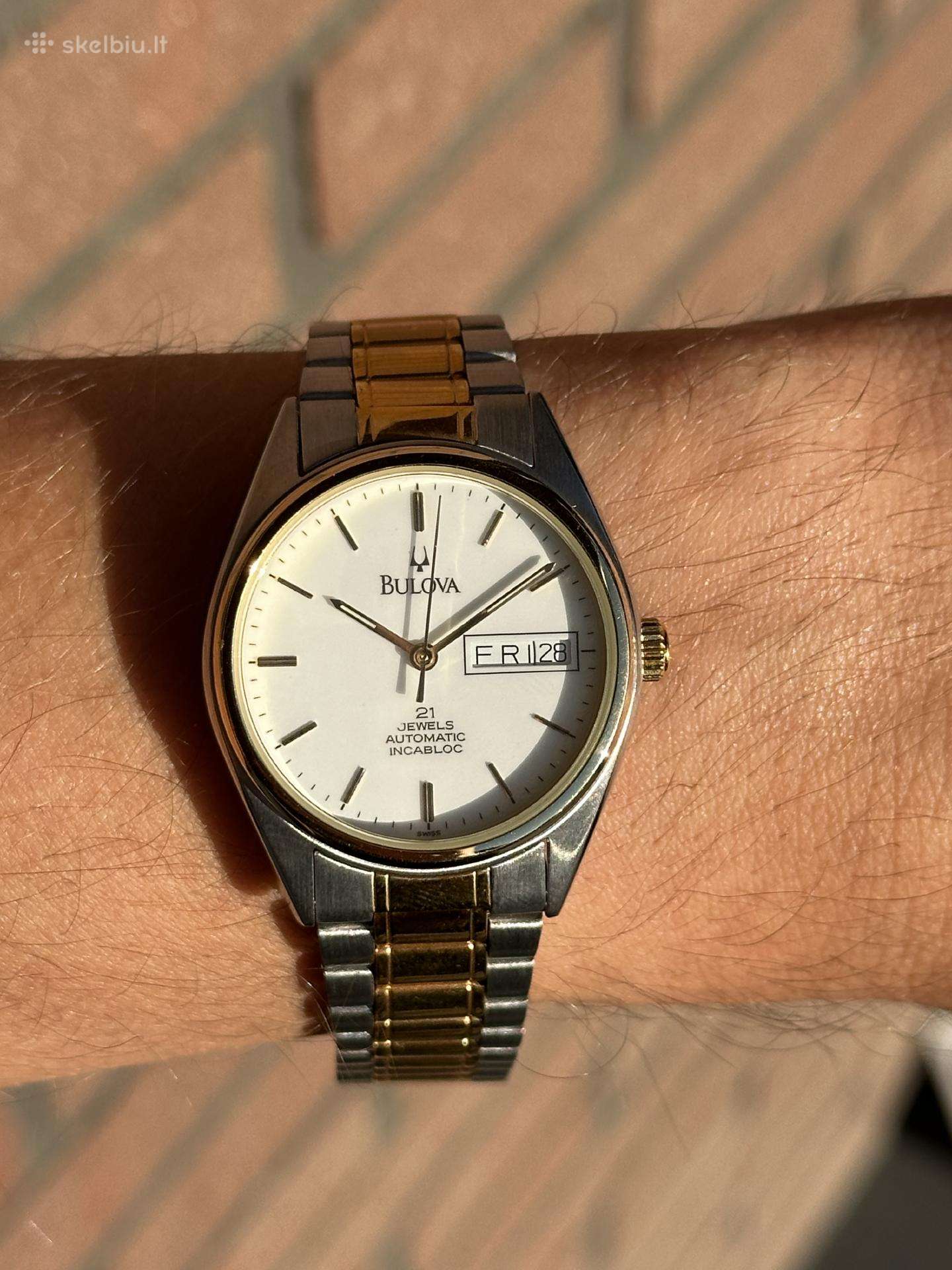 Vintažinė Bulova 1d12m iš 1970ųjų
