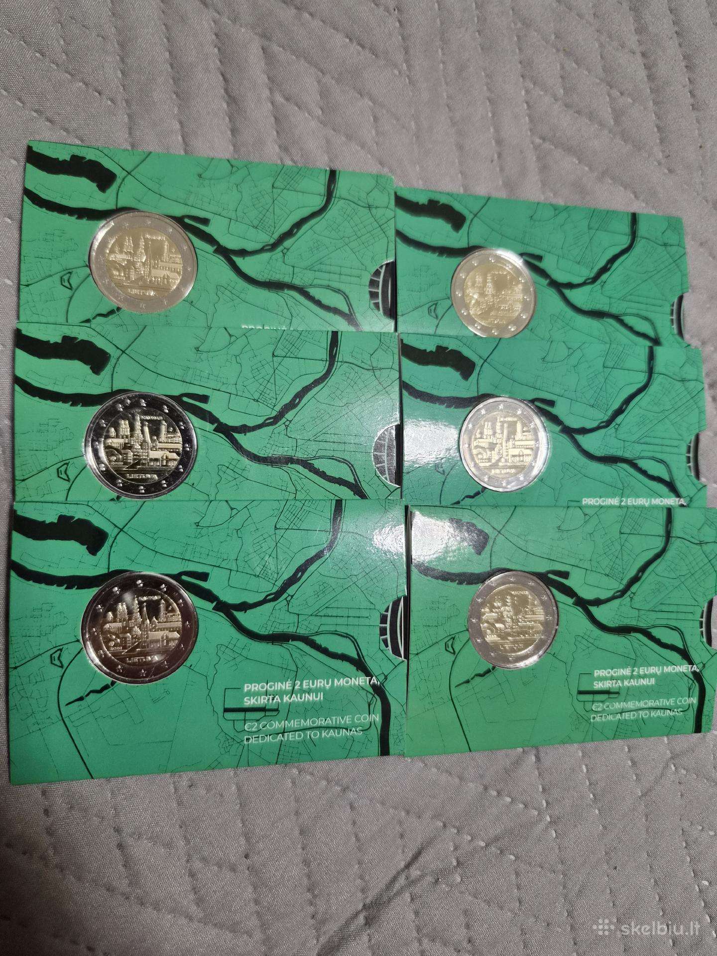Lietuvos 2026 proginė 2€ Bu moneta, skirta Kaunui