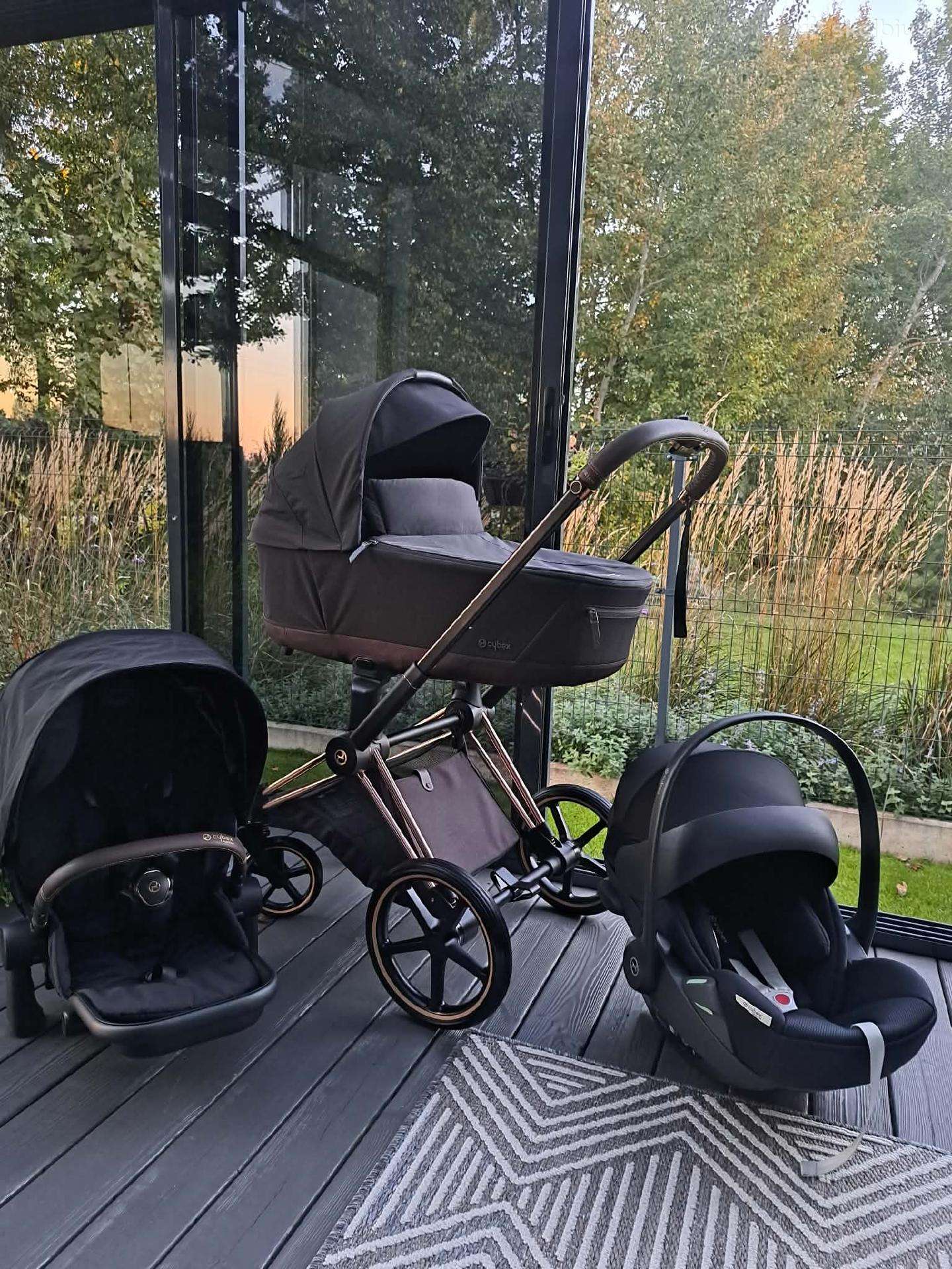 Cybex Priam V4 Gold rose