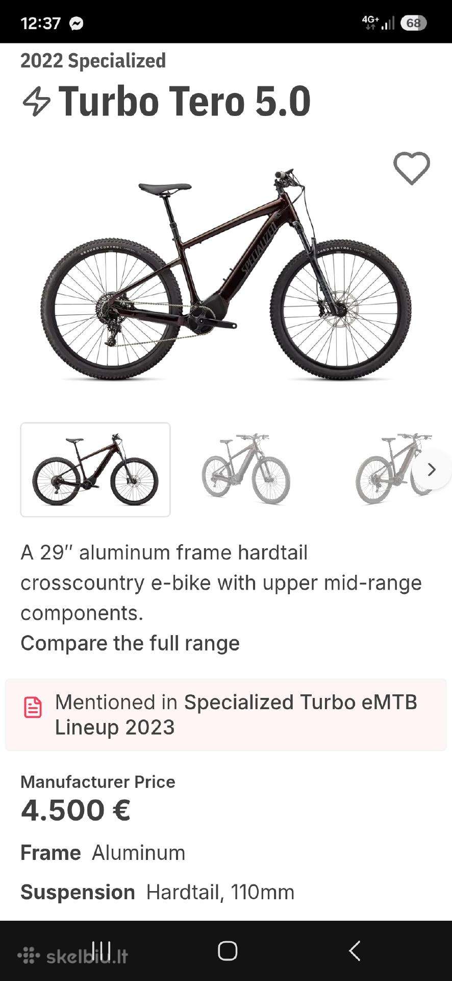 Электрический велосипед Specialized 29″