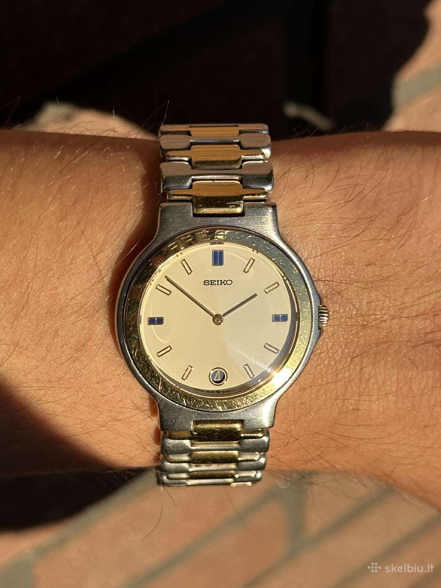Vintažinis dviejų tonų Seiko Presage Quartz