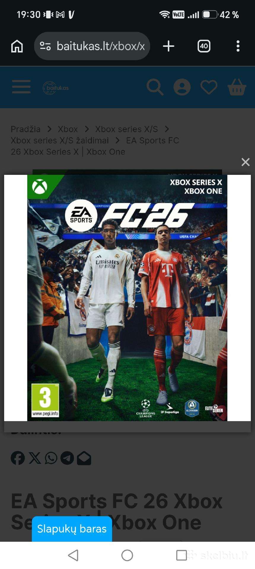 Fc 26 xbox series x/s, one x/s