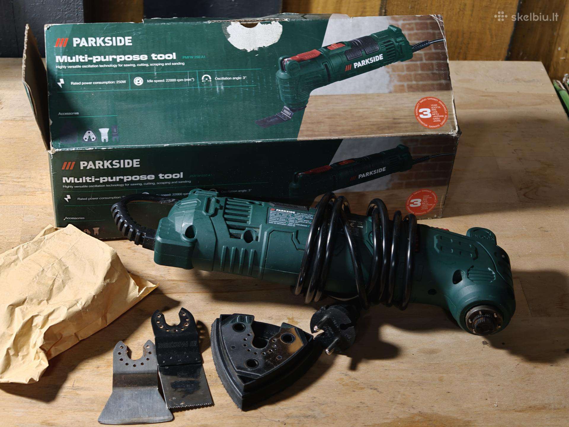 Parkside Pmfw 250 A1 250w daugiafunkcis įrankis
