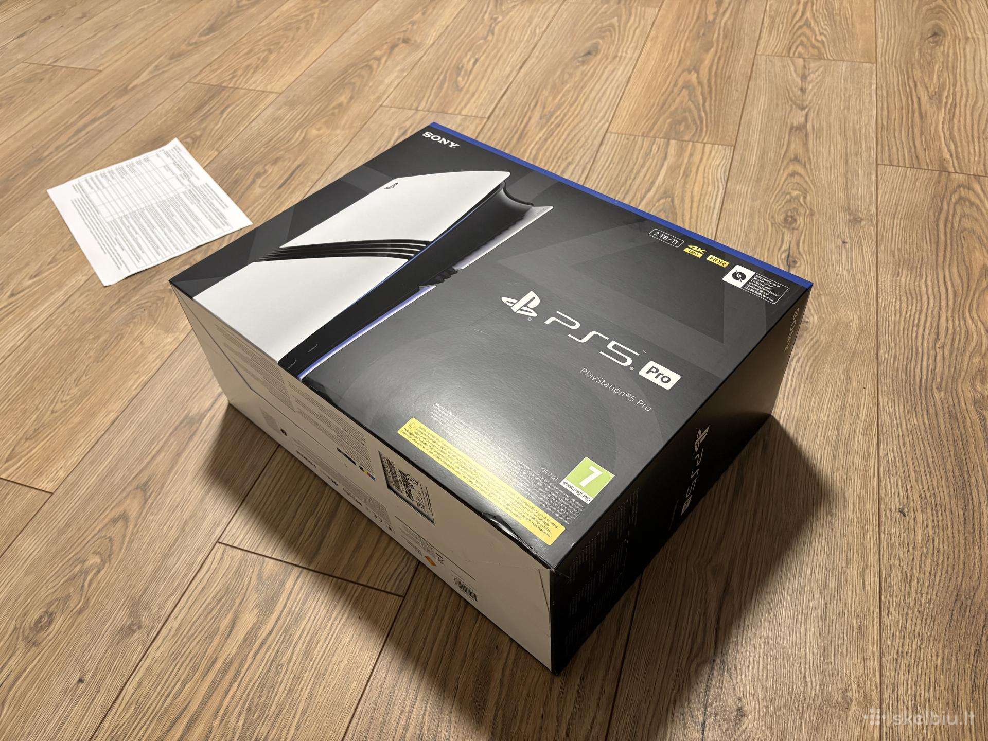 Ps5 Pro (2 TB) 24 menesiu garantija .