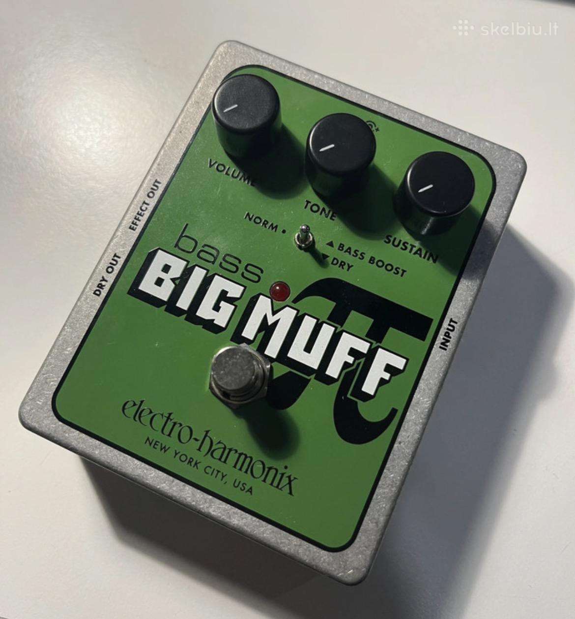 Electro-harmonix Bass Big Muff Pi fuzz pedalas