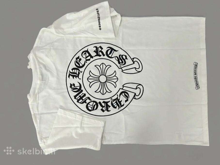 Chrome Hearts balta maikutė, nauja su etiketėmis