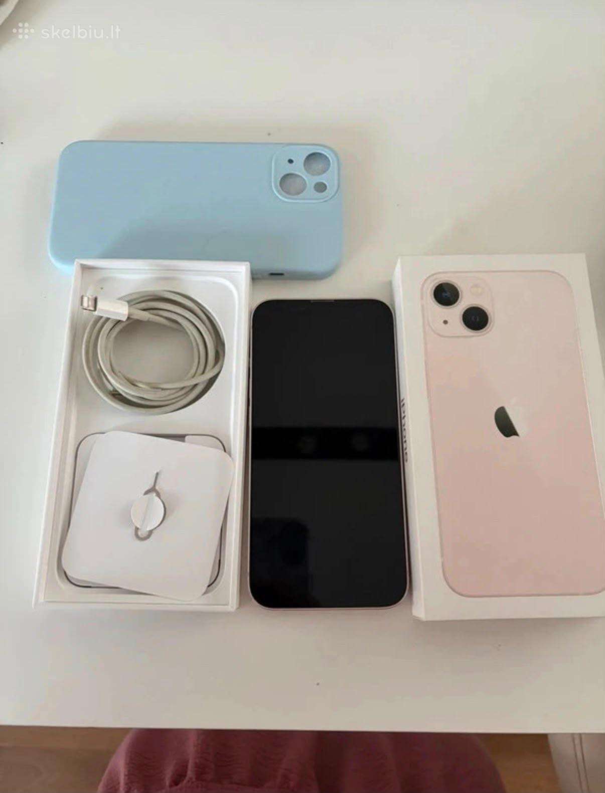 iPhone 13 128gb rožinės spalvos