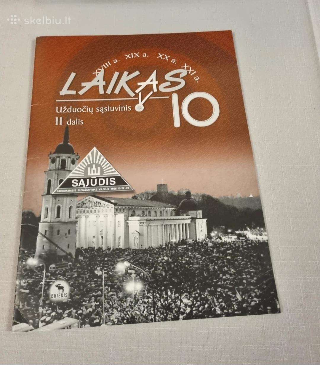 Laikas , užduočių sąsiuvinis 10 kl. 2 dalis