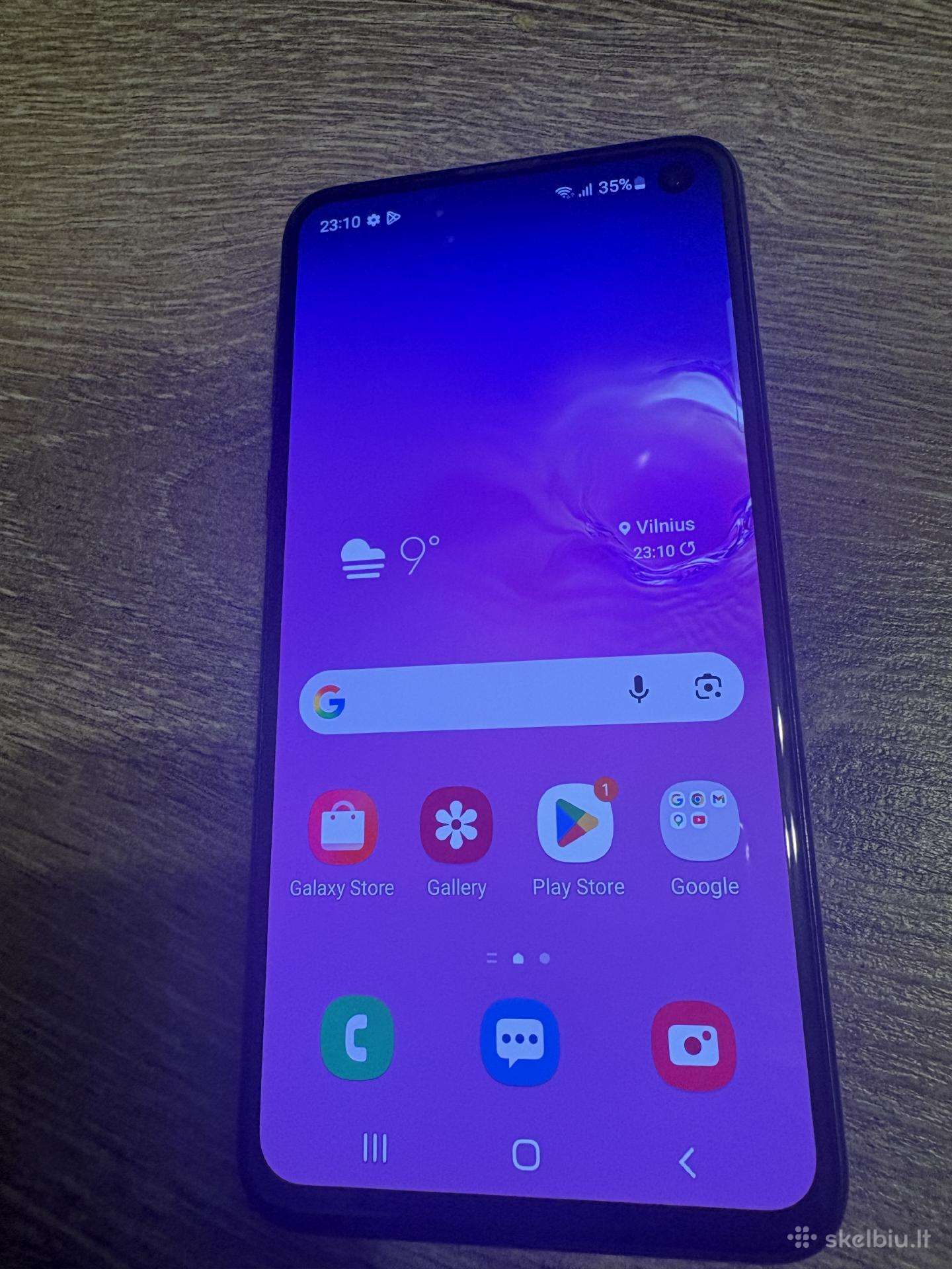 „Samsung S10e“. Veikiantis ir puikios būklės.