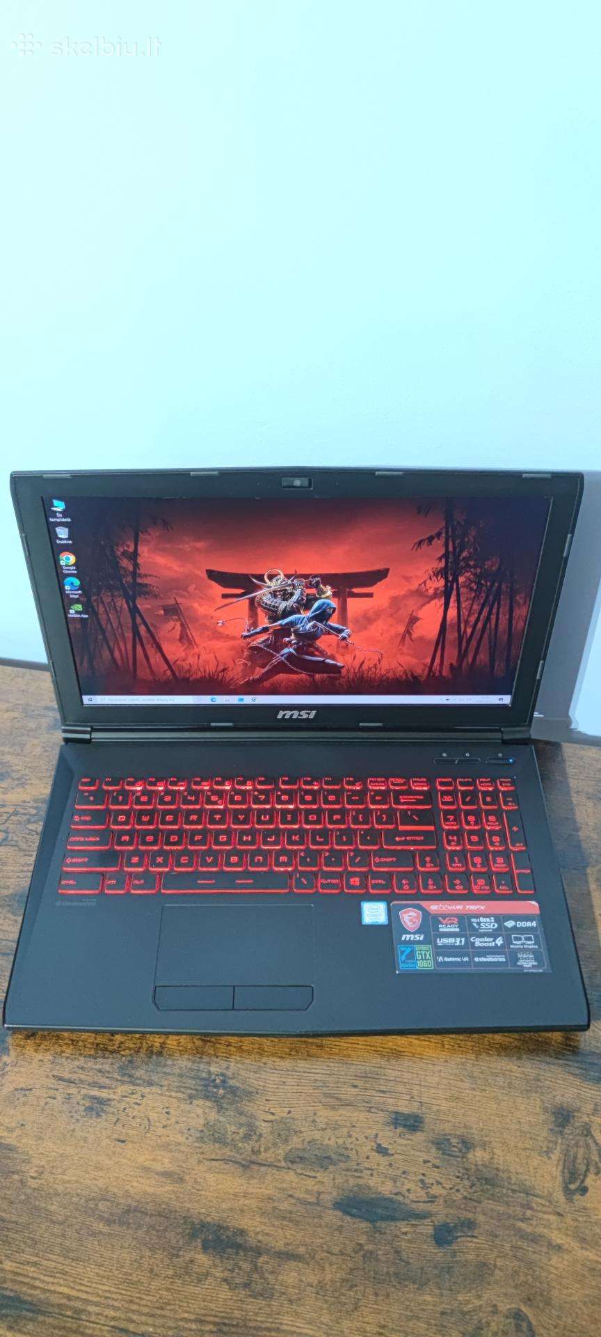 Msi Gl62 i7, 16gb, Gtx 1060 6gb