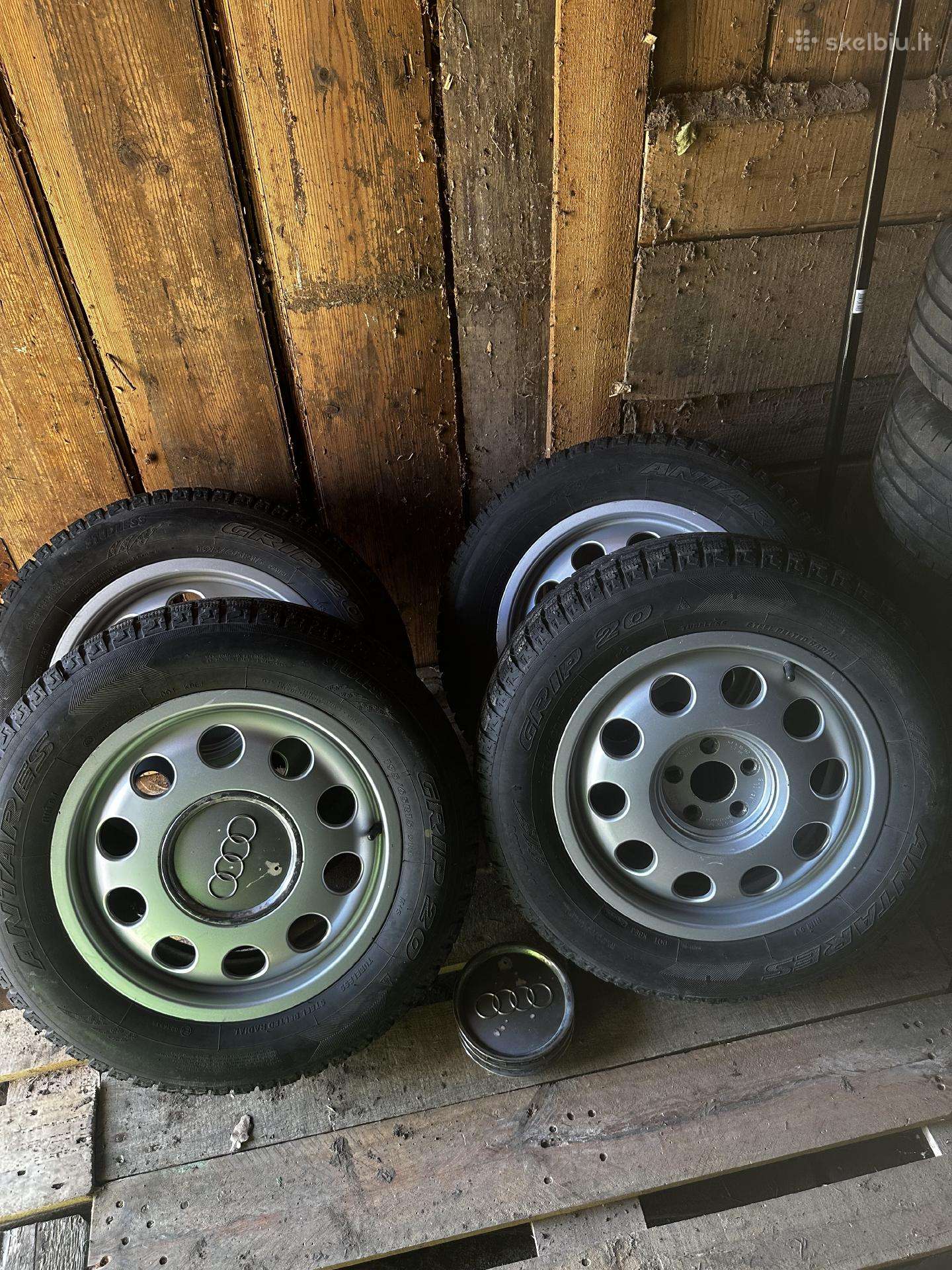 Žieminės padangos su R15 ratais 5x100