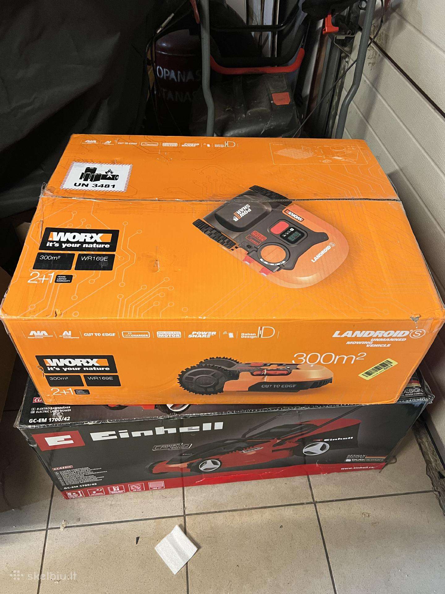 Worx Wr169e Robotas vėjapjovė. 3a