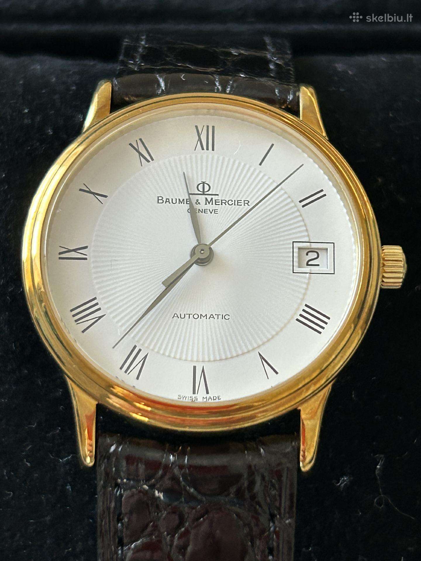 Baume&mercier Auksinis 750 laikrodis