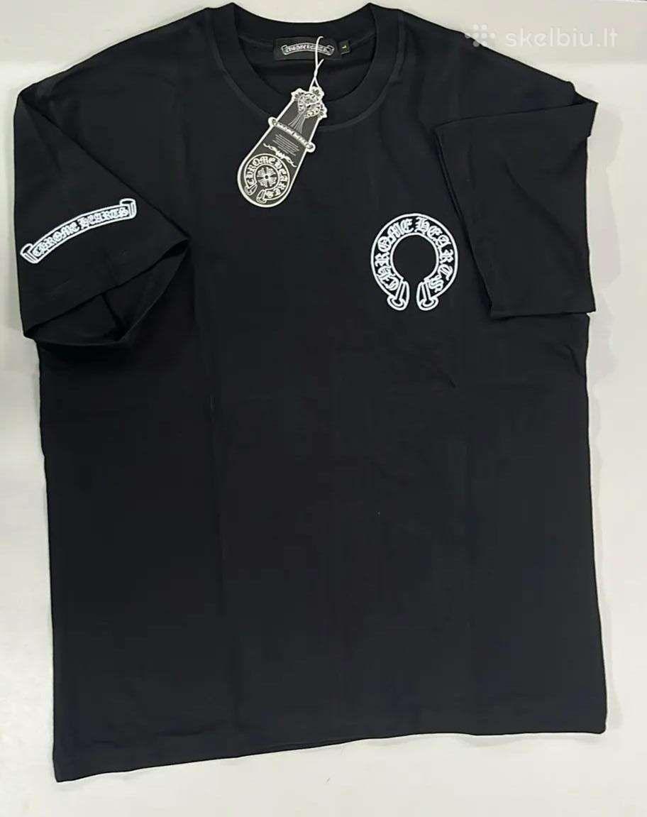 Chrome Hearts juoda maikutė, nauja su etiketėmis