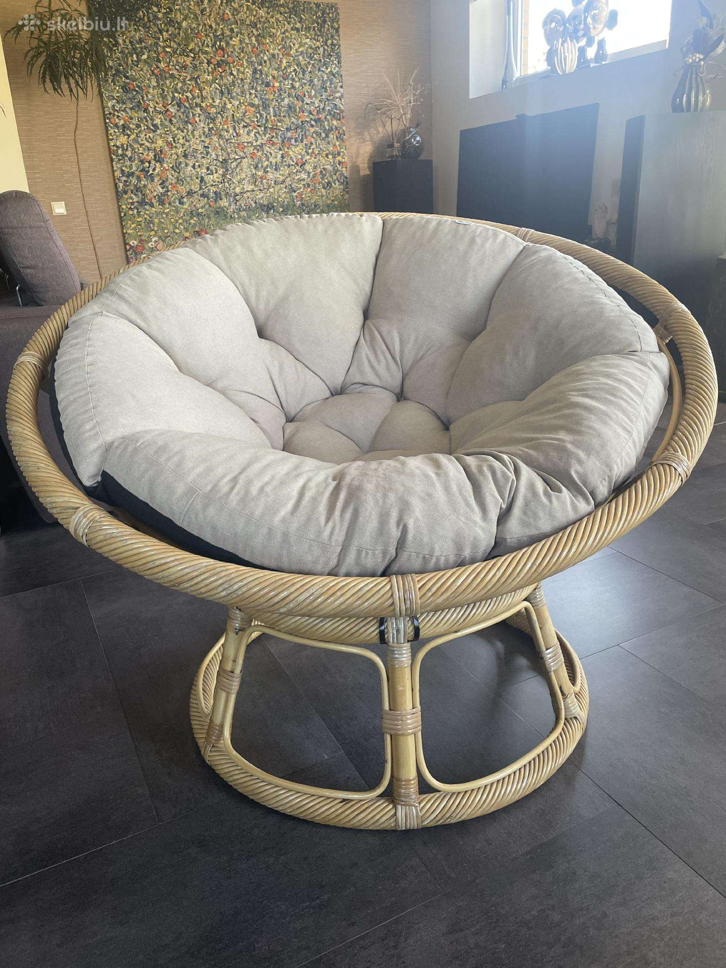 Papasan pintas lauko fotelis