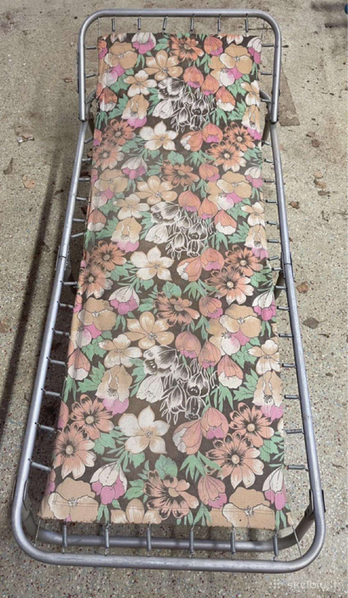 Retro sulankstomas poilsio gultas, lovelė 150x60